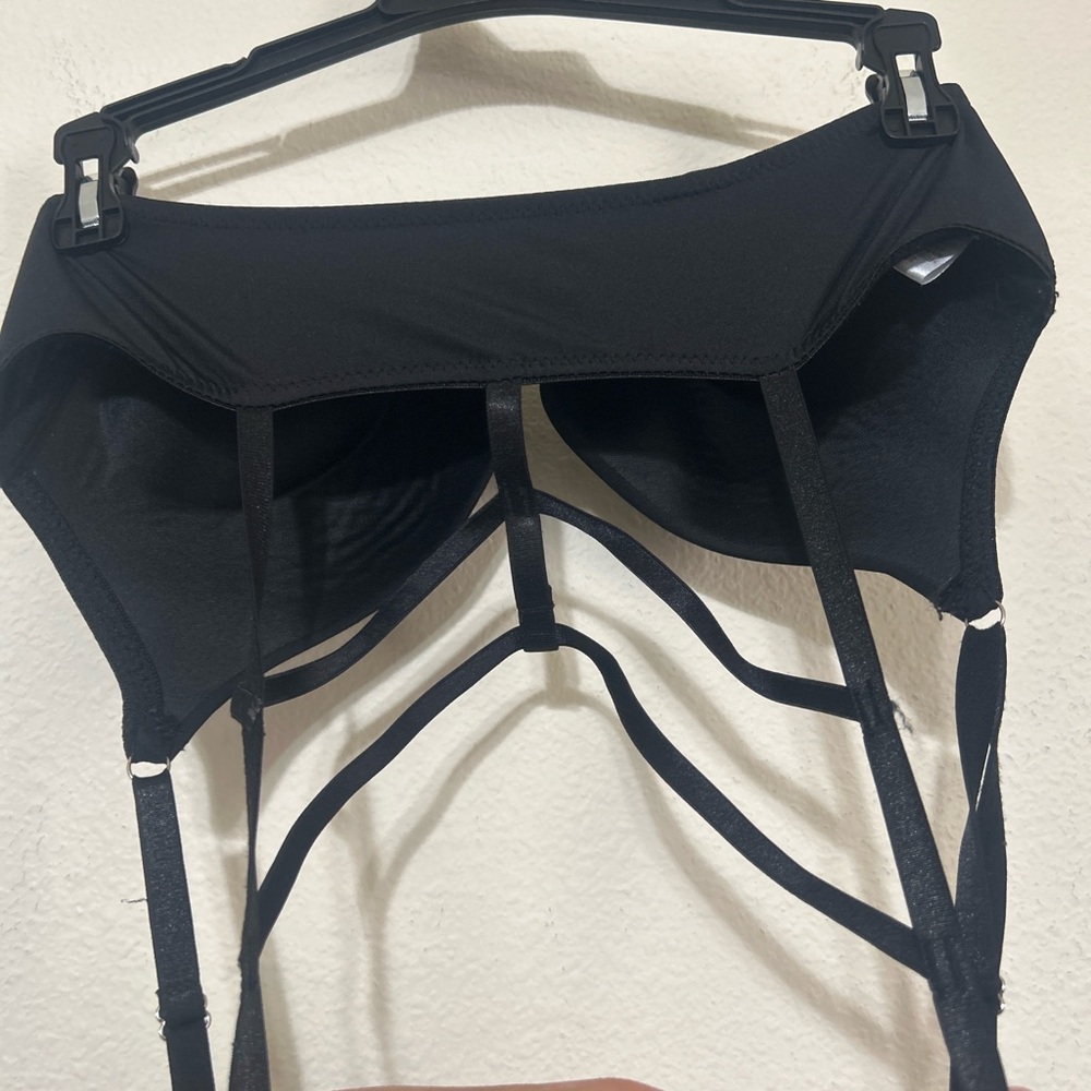 Unbranded Black Front-Closure Cage Back Push-Up Bra - Size 36B - Picture 4 of 7
